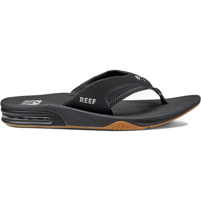 2024 Reef Fanning-slippers BLACK SILVER R2026