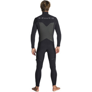 2018 Rip Curl E-Bomb 4 / 3mm Chest Zip Wetsuit NEGRO WST7BE