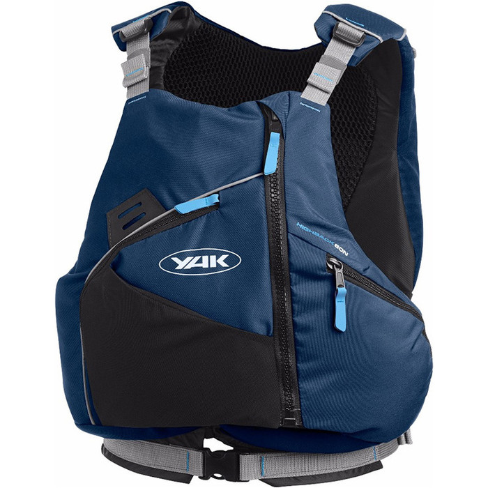 2019 Yak High Back 60N Touring Flooyancy Aid in Navy Blue 2752