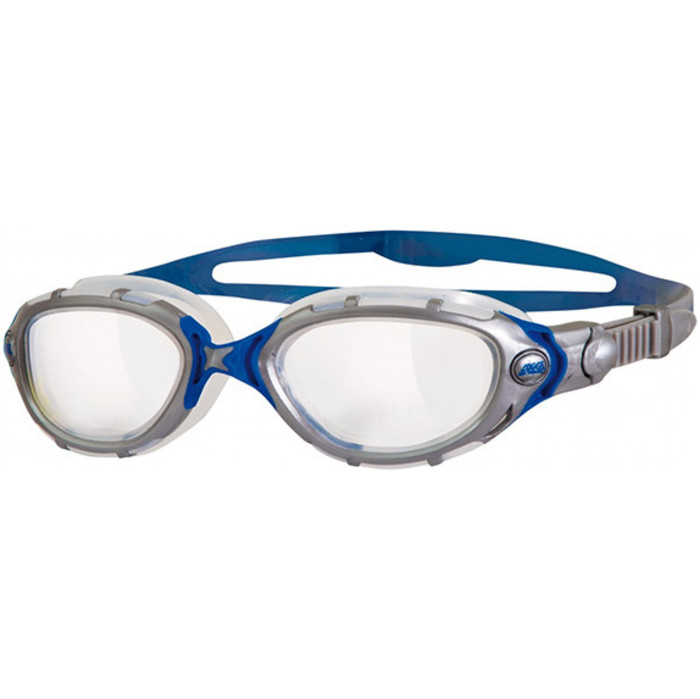 blu e argento con accompagnamento Hsb Storage Bag serene Zoggs Predator occhialini da nuoto Trasparente colore 
