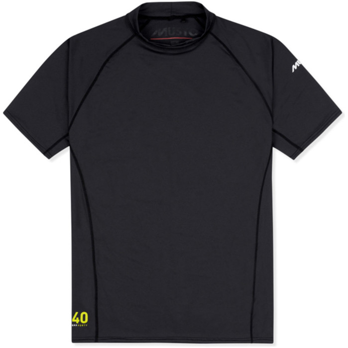 2023 Musto Insignier Uv Hurtigt Dry Kort rmet T-shirt Sort 80900