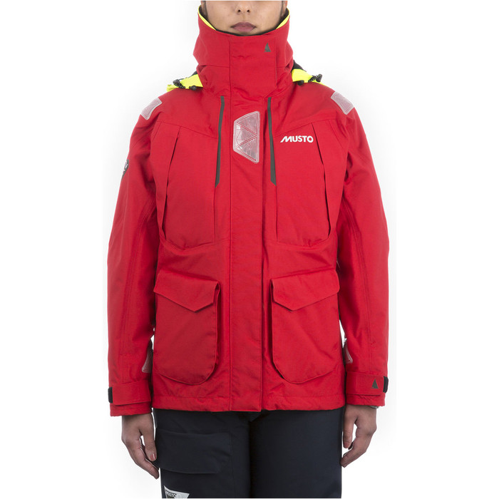 2022 Musto Mujer Offshore Br2 True Red Swjk014