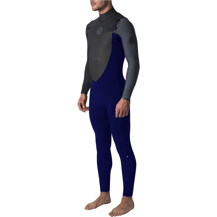 Rip Curl Flashbomb 3/2mm GBS Chest Zip Wetsuit Slate WST7MF