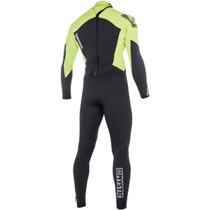 Mystic Star 3/2mm GBS Back Zip Wetsuit - Lime 180020