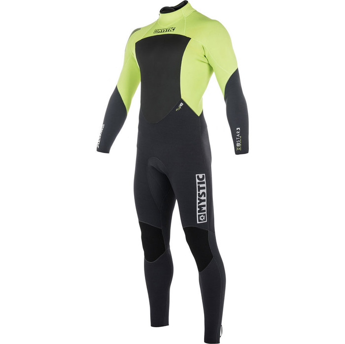 Mystic Star 3/2mm Gbs Back Zip Wetsuit - Lime 180.020