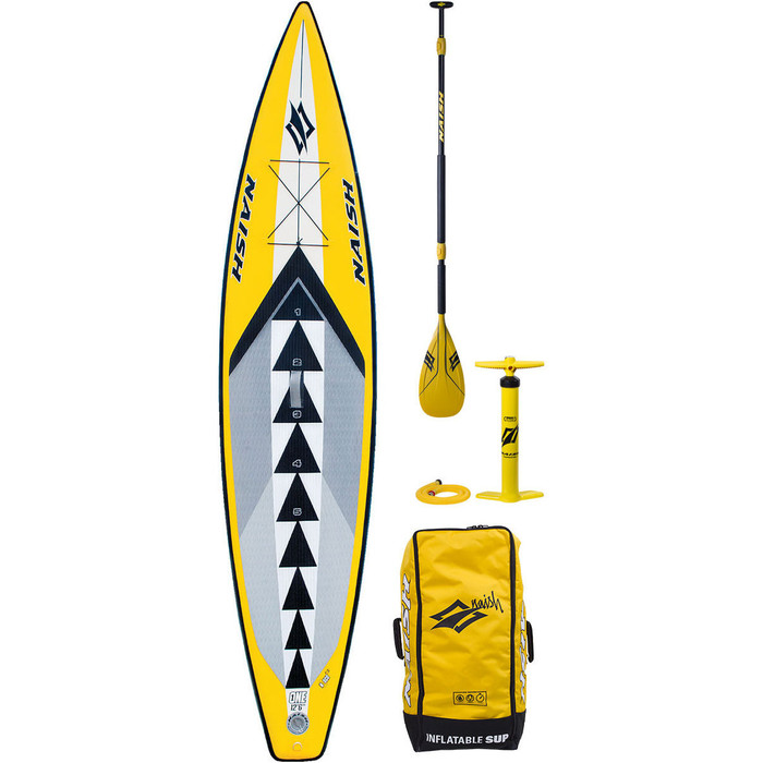 Naish One Air Nisco Sup Oppustelig Stand Up Paddle Board 12'6 "inkl Padle, Taske, Pumpe Og Snor 51675200