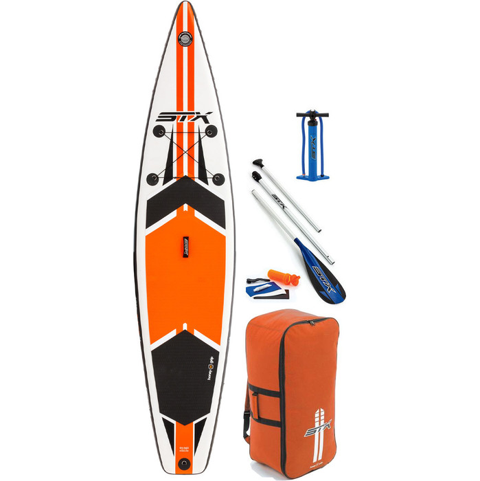 2018 STX 11'6 x 32 "Touring gonfiabile Stand Up Paddle Board, Paddle, pompa, borsa e guinzaglio Orange 70621