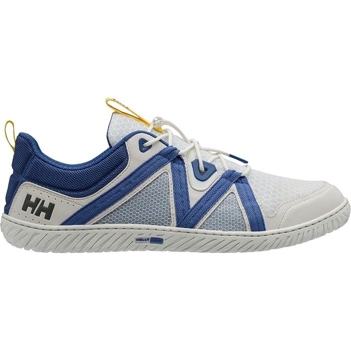 2019 Helly Hansen Hp Foil F-1 Zapato De Vela Blanco Hueso / Azul Olmpico 11315