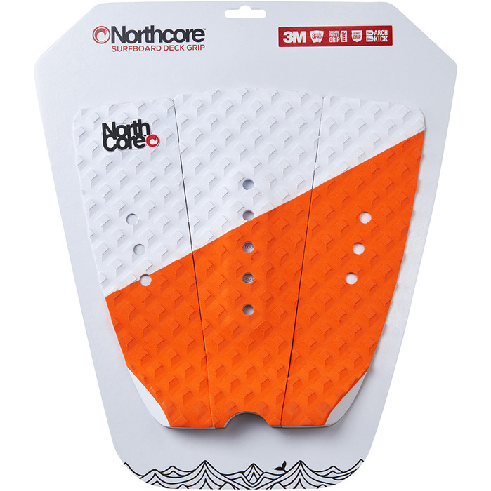 2024 Northcore Ultimate Pad De Plate - Forme De Poigne Orange / Blanc Noco63e