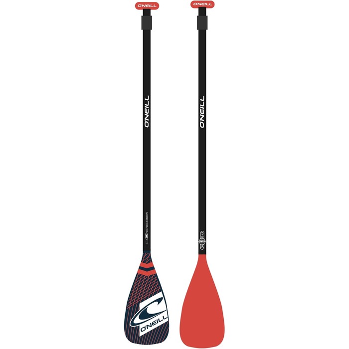 2019 O'neill Hyperfreak Carbon 80 Paddle 2 Pezzi Rosso