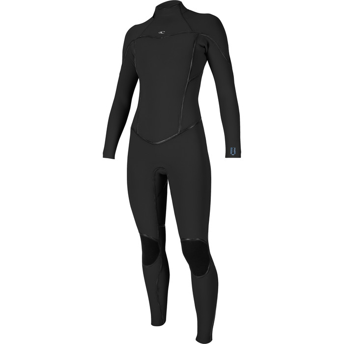 2020 O'neill Mulheres Psycho One 4/3mm Back Zip Wetsuit Preto 5097