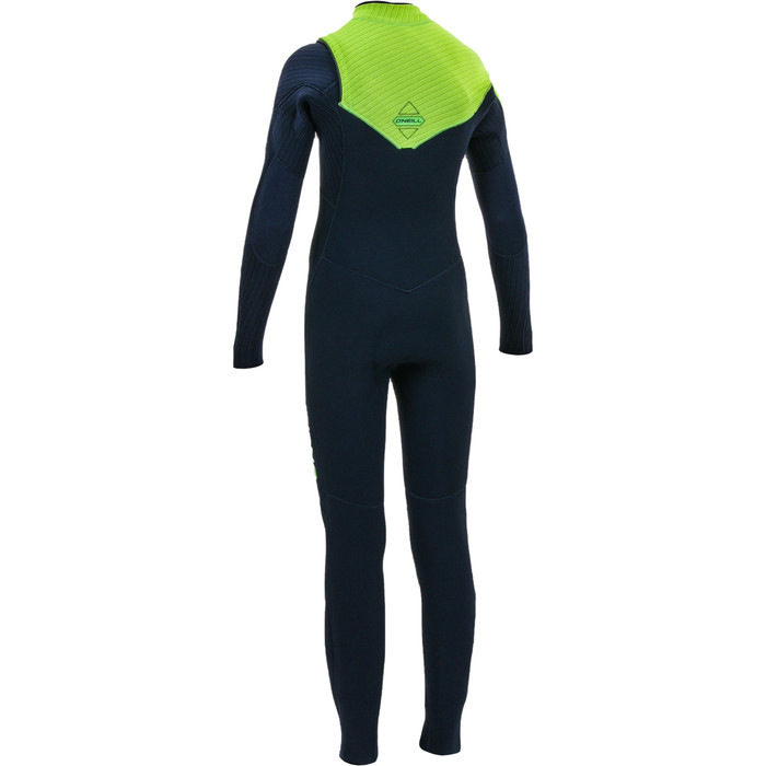 ONEILL HYPERTFREAK 5/4 YOUTH CHEST ZIP 2019 WETSUIT ABYSS/ DAYGLO 