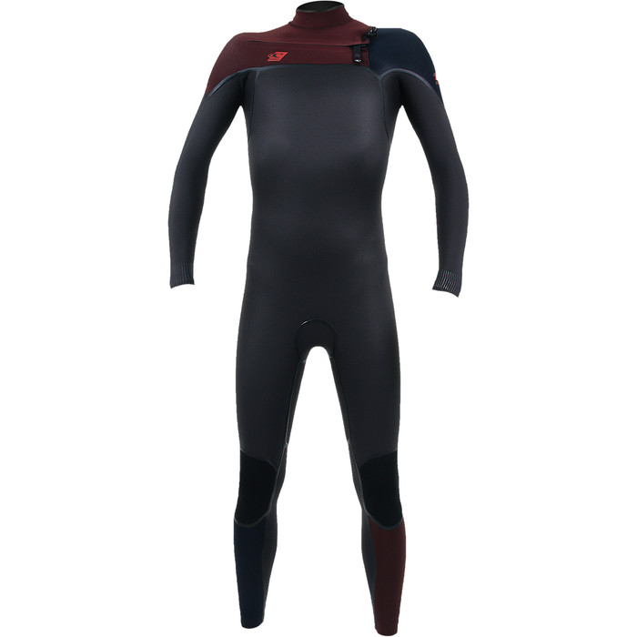 2020 O'Nill Youth Psycho One 5/4mm Wetsuit Met Chest Zip Raven / Weduwe / Abyss 4995