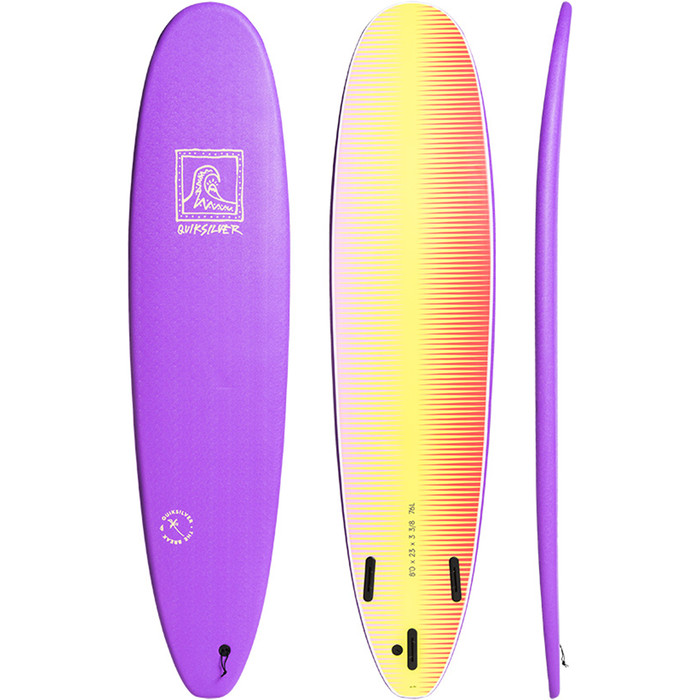 2019 Quiksilver De Pause Softboard 9'0" Planche De Surf Kana Violet Eglsoftbk9