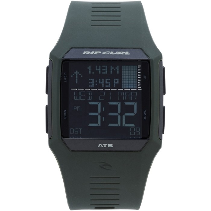 2020 Rip Curl Rifles Tide Surf Watch in Military Green A1119