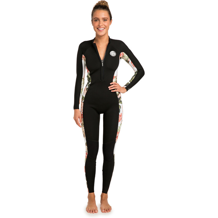 2019 Rip Curl Womens G-Bomb 2mm Front Zip Wetsuit White WSM8HS