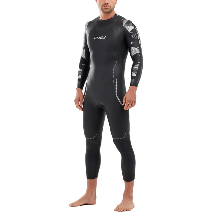 2021 2XU Männer P:2 Propel Swim Neoprenanzug MW4990C - Black / Textural Geo