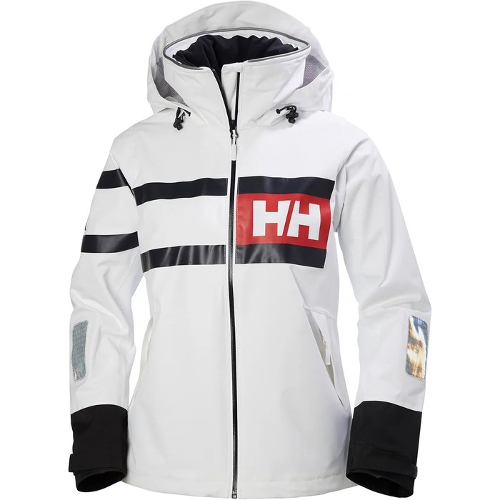 2021 Helly Hansen Womens Salt Power Sailing Jacket 36279 - White