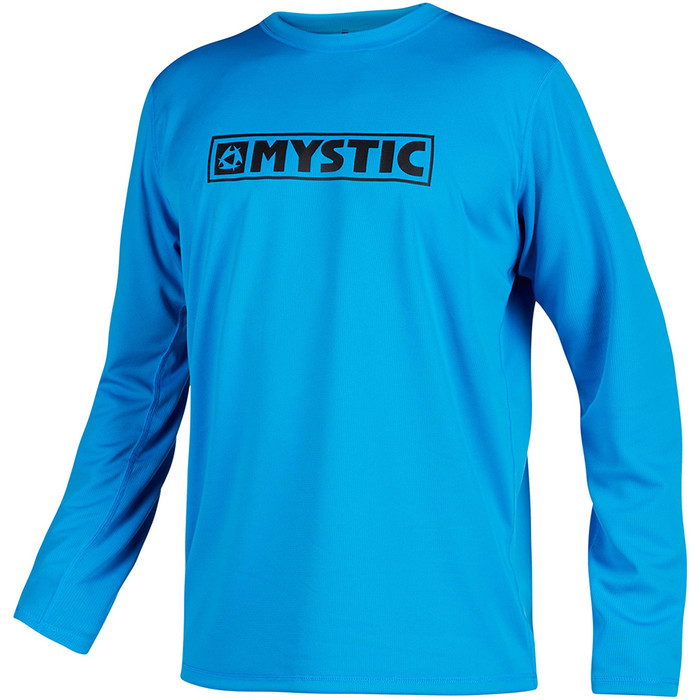 2021 Mystic Men's Star Quick Dry Long Sleeve Top Stqdls - Bleu