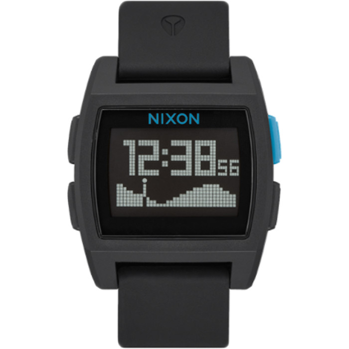 2020 Nixon Base Tij Horloge A1104 - Zwart / Blauw