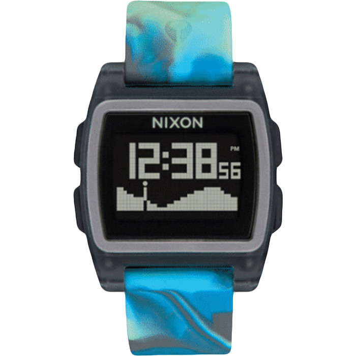 2020 Nixon Base Mar Watch A1104 - gua-viva Azul