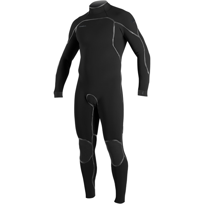 2022 O'Neill Mens Psycho One 3/2mm Back Zip Wetsuit 5418 - Black