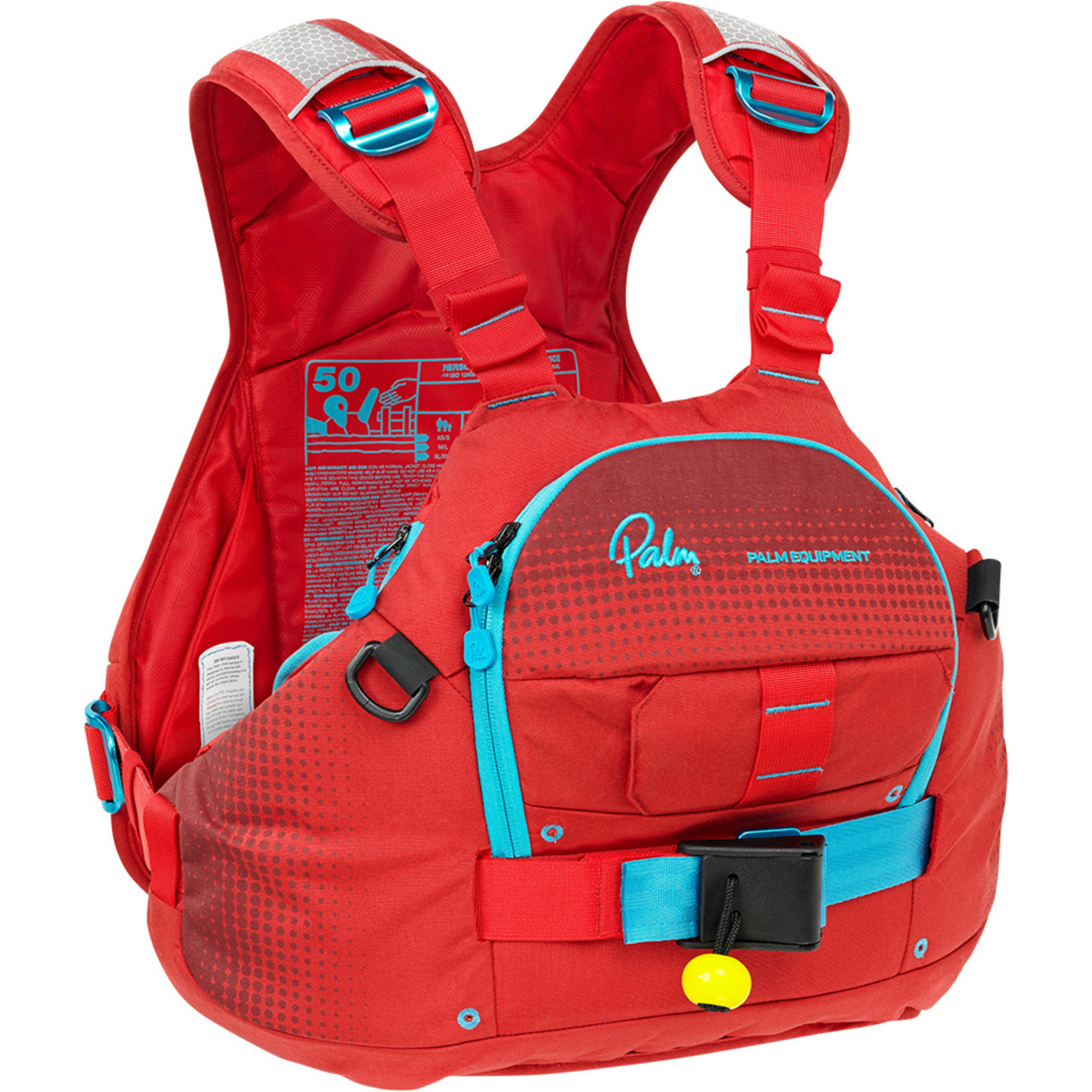 2022 Palm Nevis 70N Whitewater Buoyancy Aid 12132 - Flame / Chilli ...