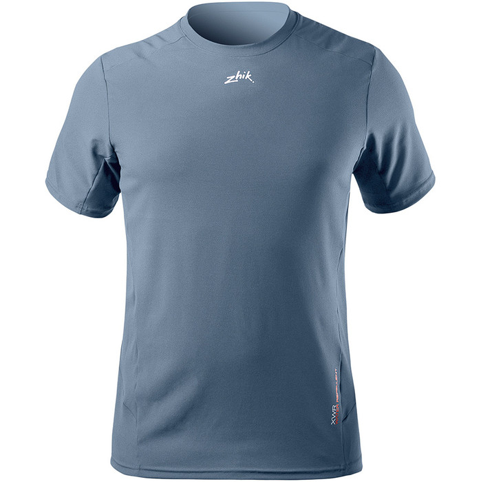 2023 Zhik Mens XWR Water Resistant Short Sleeve T-Shirt ATE0096 - Grey