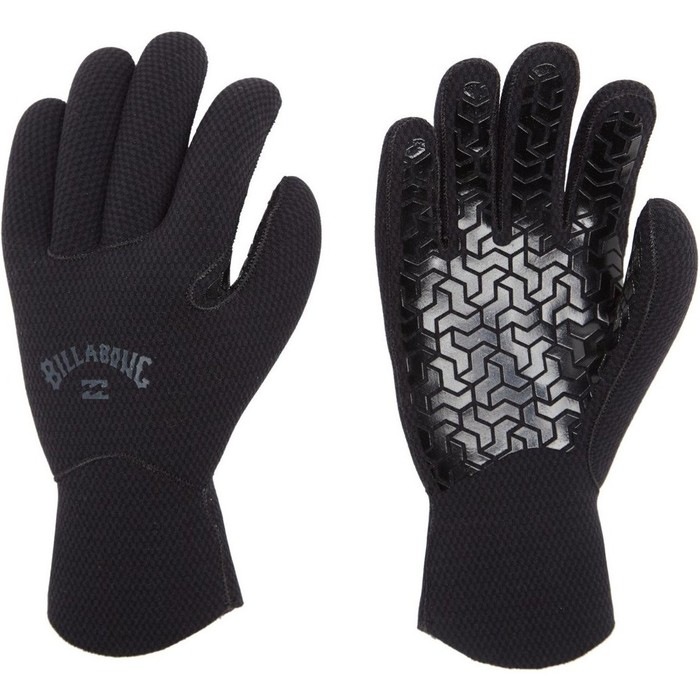 2022 Billabong Furnace 3mm Wetsuit Gloves Z4GL15 - Black