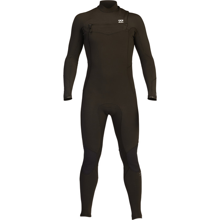2022 Billabong Mens Absolute 4/3mm Chest Zip GBS Wetsuit ABYW100103 - Black Hash