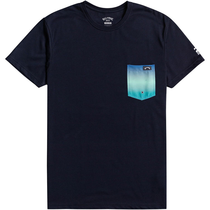 T-shirt Billabong Uomo Con Tasca Della Squadra 2022 W4eq06 - Navy