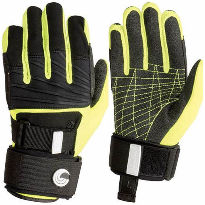 2021 Connelly Claw 3.0 Pre-curved Kevlar Fabric Gloves 67176003 - Black / Yellow