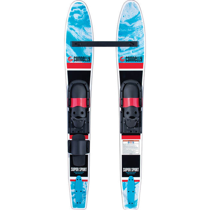 2021 Connelly Junior Supersport Slide-Type Rglable Skis Nautiques 61210306 - Noir / Bleu
