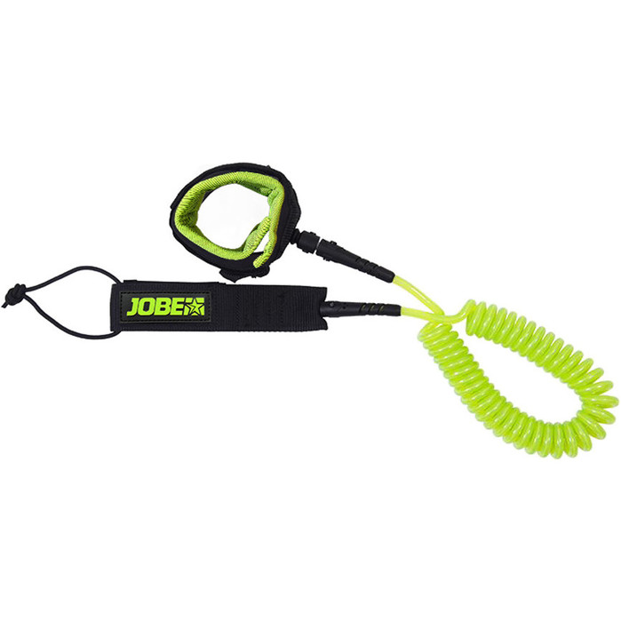 2024 Jobe SUP Coiled Leash 10ft 489921002 - Lime