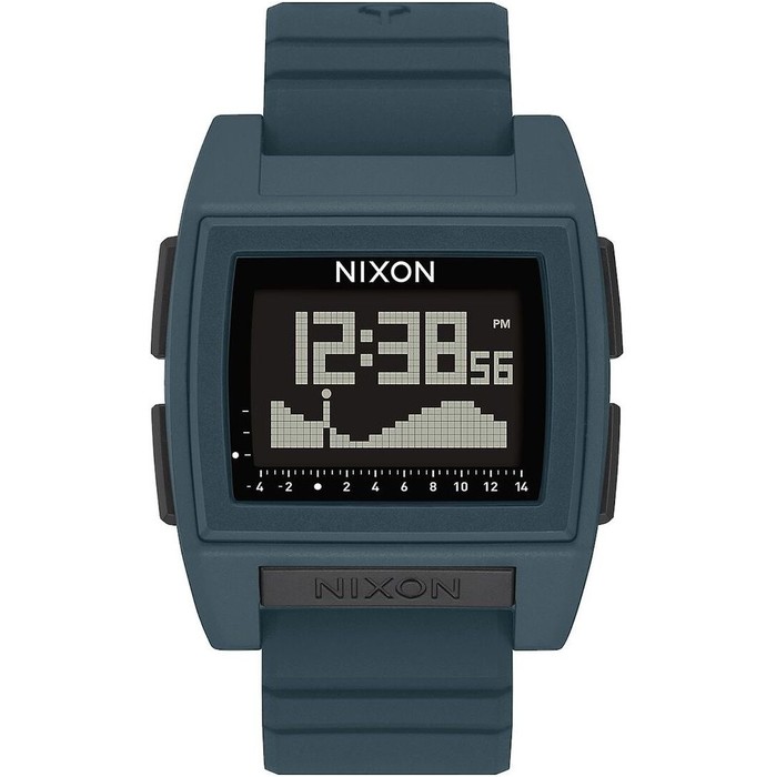 2024 Nixon Base Tide Pro Surf Horloge 2889-00 - Donkere Leisteen