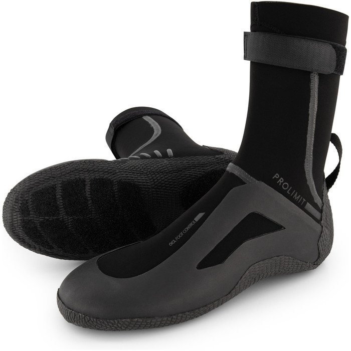 2024 Prolimit Hydrogen Polar 6/5mm Round Toe Wetsuit Boots 10200 - Black