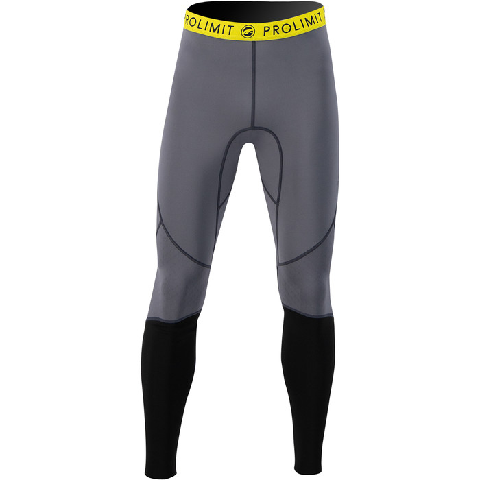 2023 Prolimit Hombres Airmax 1.5mm Neopreno SUP Trousers 14490 - Grey / Black / Yellow