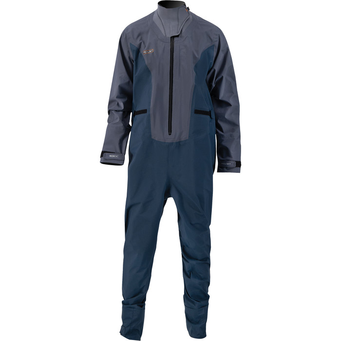 2024 Prolimit Nordic SUP Front Zip Drysuit 10065 - Steel Blue / Indigo
