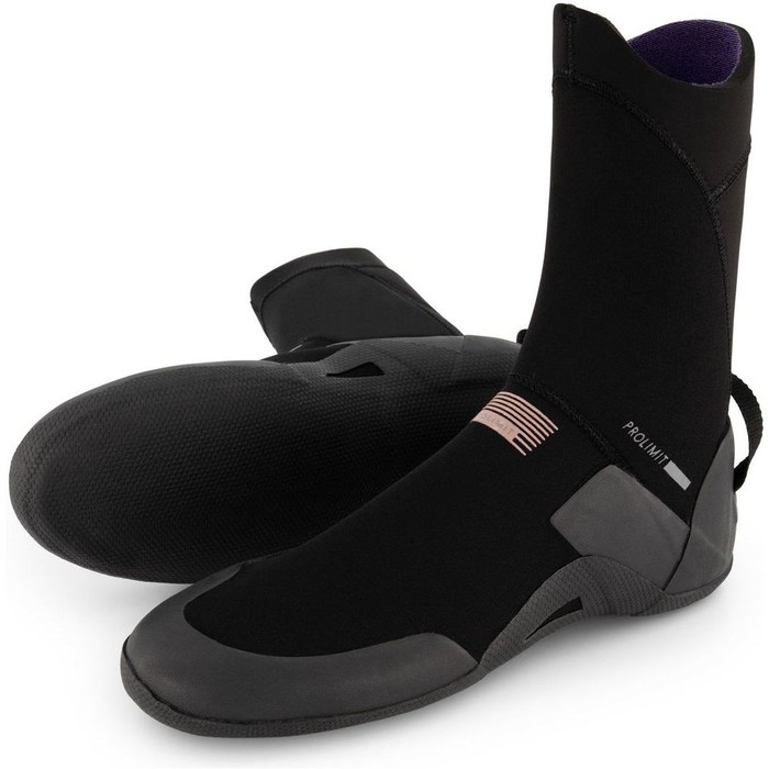 2024 Prolimit Mujer Pure 5.5mm Round Toe Neopreno Boots 10500 - Black