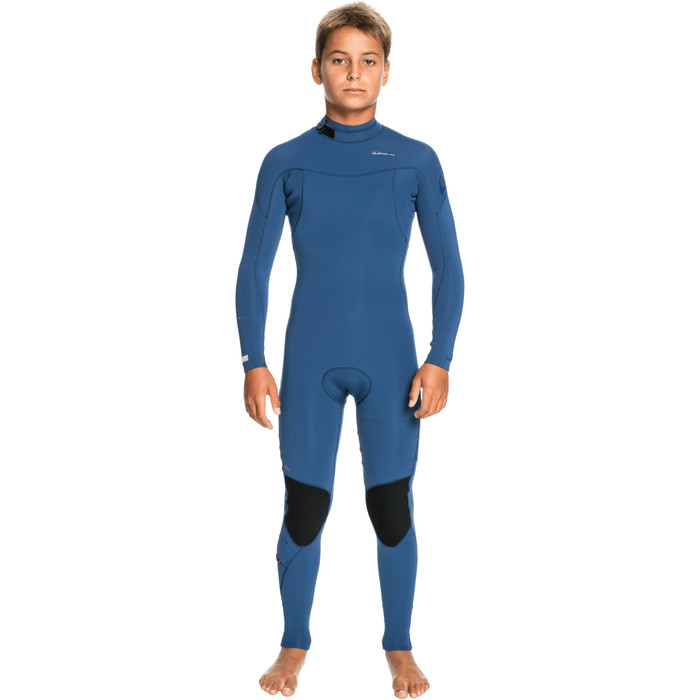 2021 Quiksilver Boy Daily Sessions 3/2mm Back Zip Gbs Combinaison Eqbw103071 - Insignia Blue
