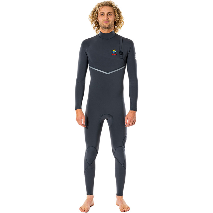 2022 Rip Curl Mens E-Bomb 3/2mm Zip Free Wetsuit WSMYVE - Charcoal
