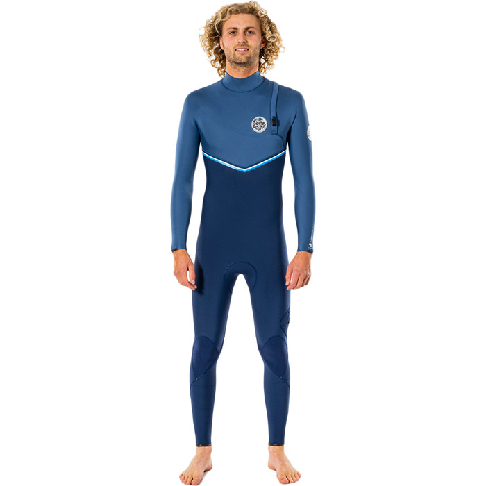 2021 Rip Curl Mens Flashbomb 5/3mm Zip Free Wetsuit WSMYUF - Blue