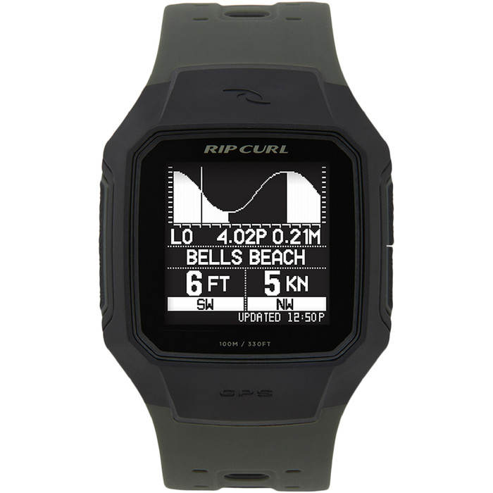 2022 Rip Curl Zoeken Gps Series 2 Smart Surf Horloge A1144 - Leger