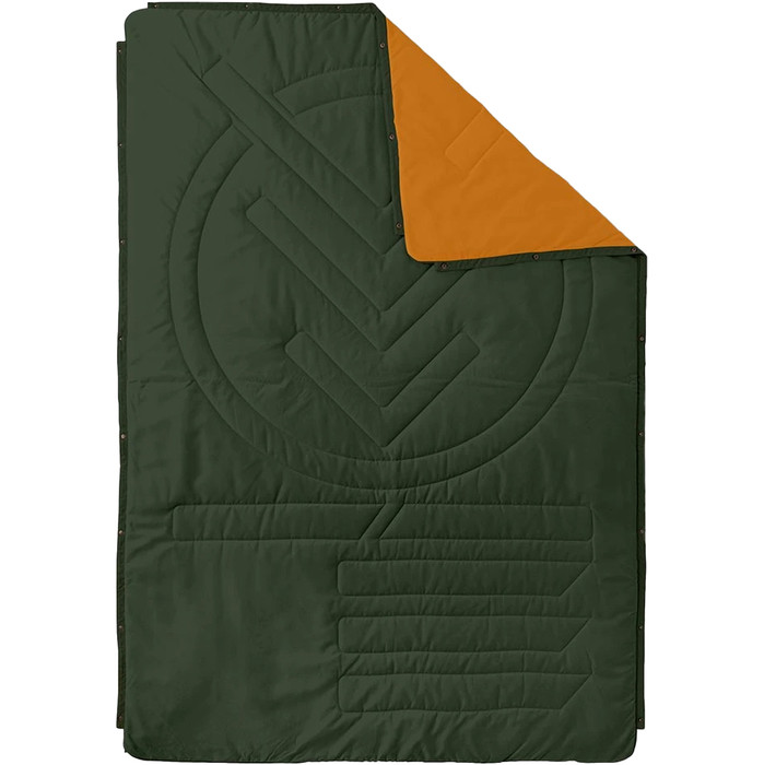 2022 Voited Recycled Ripstop Outdoor Camping Pillow Blanket V20UN01BLPBC - Desert / Tree Green