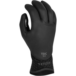 2024 Xcel Drylock 5mm 5-Finger Wetsuit Gloves XW21ACV59387 - Black