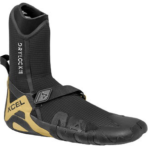 2023 Xcel Drylock 7mm Round Toe Wetsuit Boots XW21ACV79819 - Black / Gum