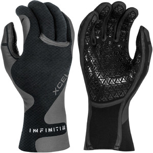 2024 Xcel Infiniti 3mm 5 Finger Wetsuit Gloves XW21AN039380 - Black