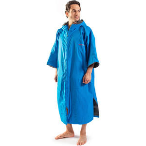 2022 GUL Evorobe Hooded Waterproof Changing Robe AC0128-B6 - Blue / Grey
