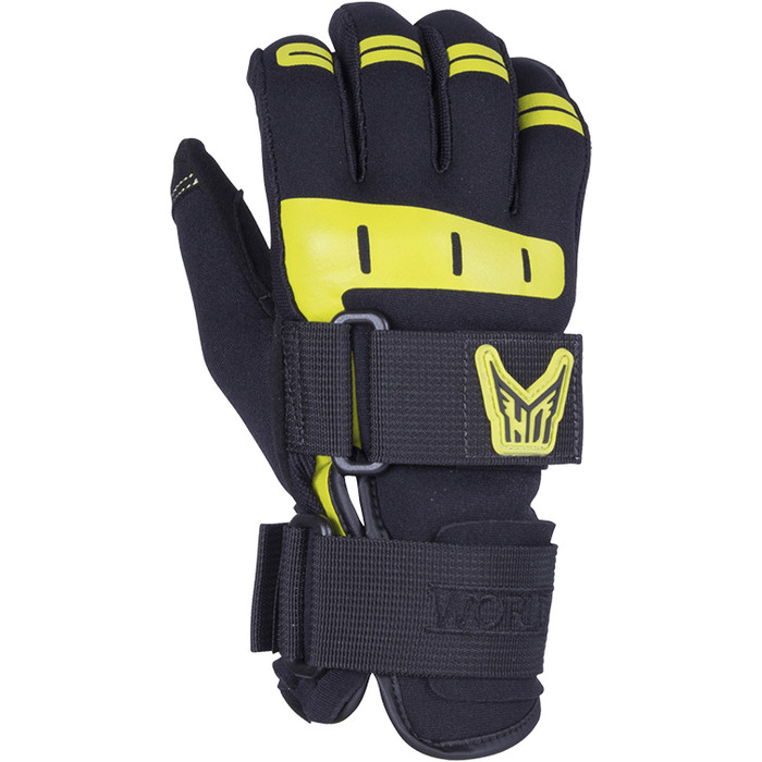 2024 HO Sports Mnner World Cup Wakeboarding Handschuhe 8620501 - Black / Gelb