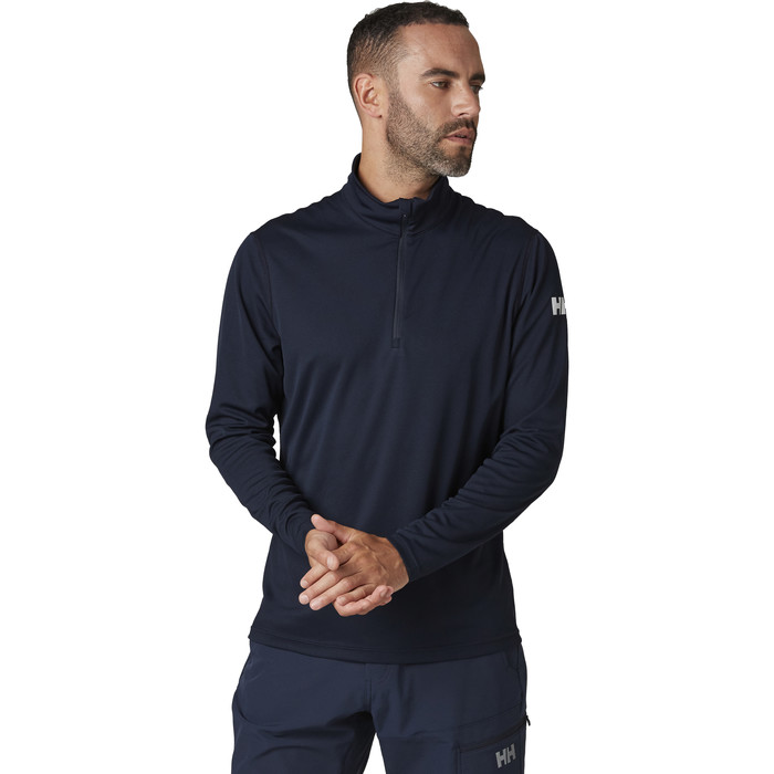 2024 Helly Hansen Hh Tech Couche Intermdiaire  Manches Longues Pour Hommes 48365 - Navy